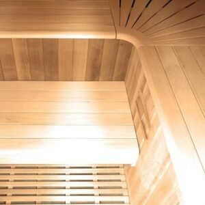Alternative view of Sauna Eccolo 6 plazas con luces LED