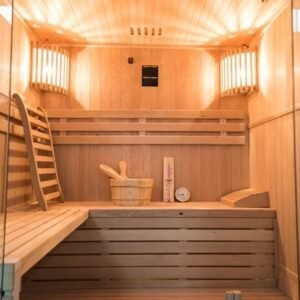 Alternative view of Sauna 4 plazas finlandesa Sense de 150 x 200 x 150 cm