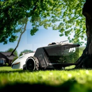 Alternative view of Robot cortacésped Mammotion Yuka 2000 metros con recogehojas y autovaciado